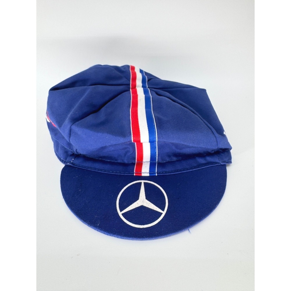 Vintage Mercedes Benz Cycling Cap 1989 NYC‎ Marathon Racing